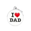 MyFamily Charms Big  I Love Dad  ID Tag Online Sale