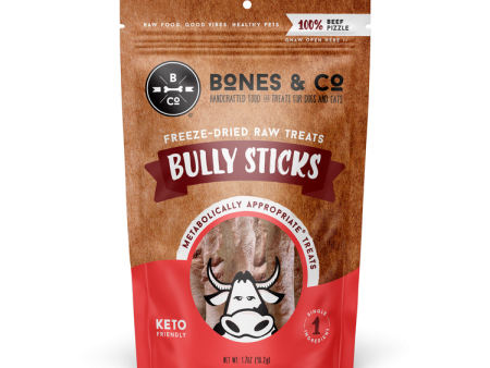 Bones & Co. Freeze-Dried Bully Sticks Dog Treats For Cheap