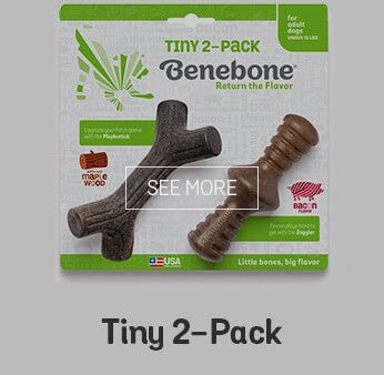 Benebone Bacon Stick & Zaggler (Medium 2pk) Discount