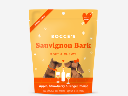 Bocce Bakery Valentine s Day Sauvignon Bark Soft & Chewy Dog Treats Online Hot Sale