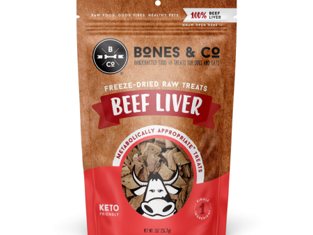 Bones & Co. Freeze-Dried Beef Liver Dog and Cat Treats Fashion